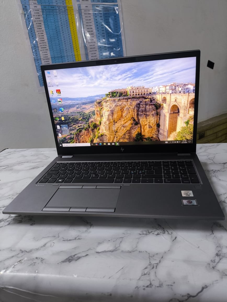 لابتوب hp zbook fury 15 g7 – معالج i7-10850h – كارت شاشة 6 جيجا Nvidia RTX 3000