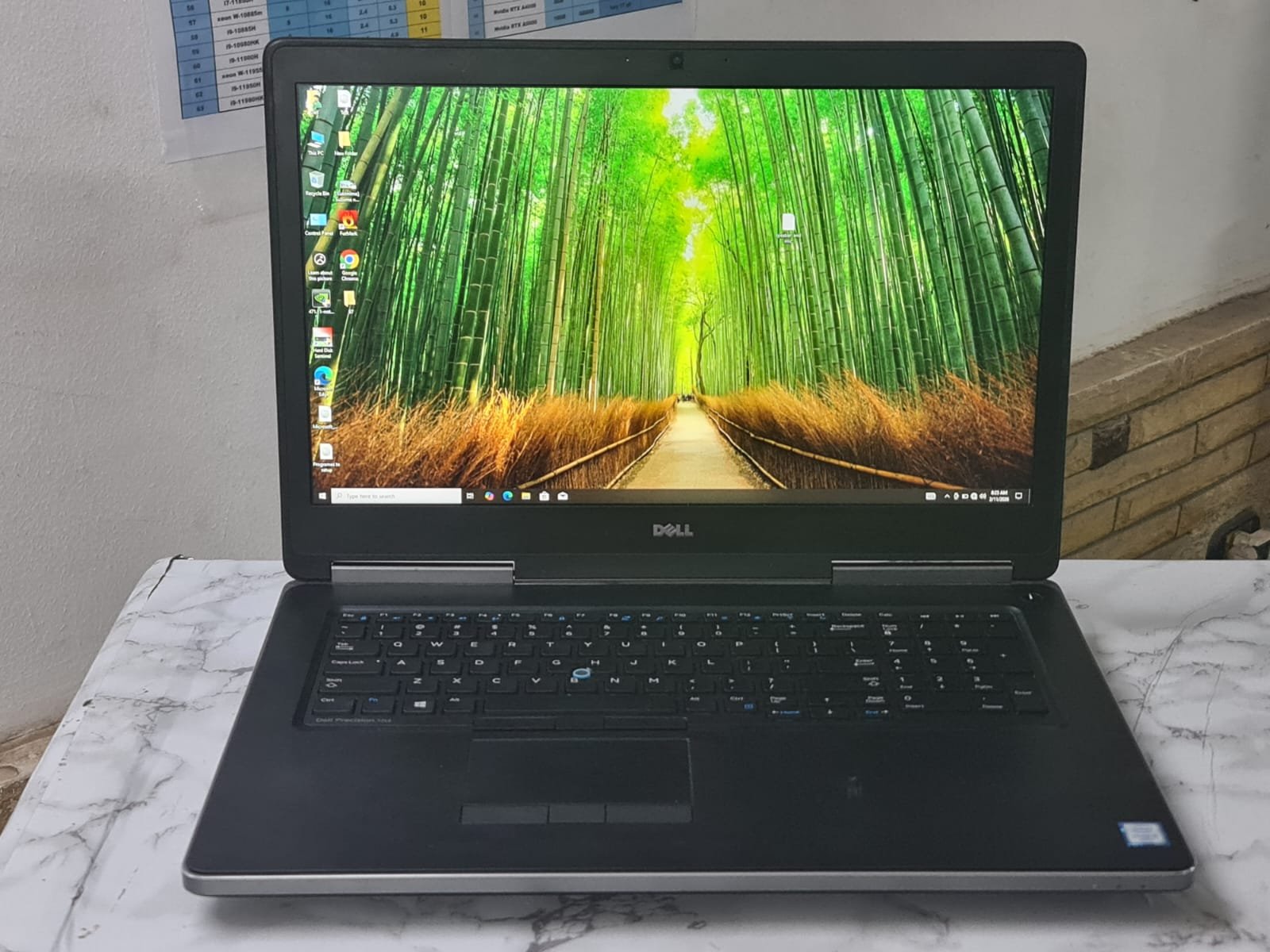 Dell Precision 7710 – i7 6820hq – ram 16g – ssd 512g – 17 inch fhd – nvidea m4000m 4g ddr5