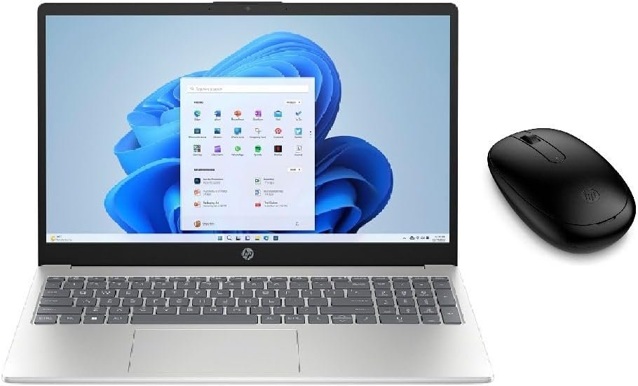 لاب توب اتش بي بالذكاء الاصطناعي 15-fd2001ne بمعالج Ultra 7-255U، ذاكرة رام 16GB، وحدة تخزين صلبة 1TB، رسومات انتل، شاشة 15.6 بوصة بدقة FHD، لوحة مفاتيح بإضاءة خلفية كاملة، نظام تشغيل ويندوز