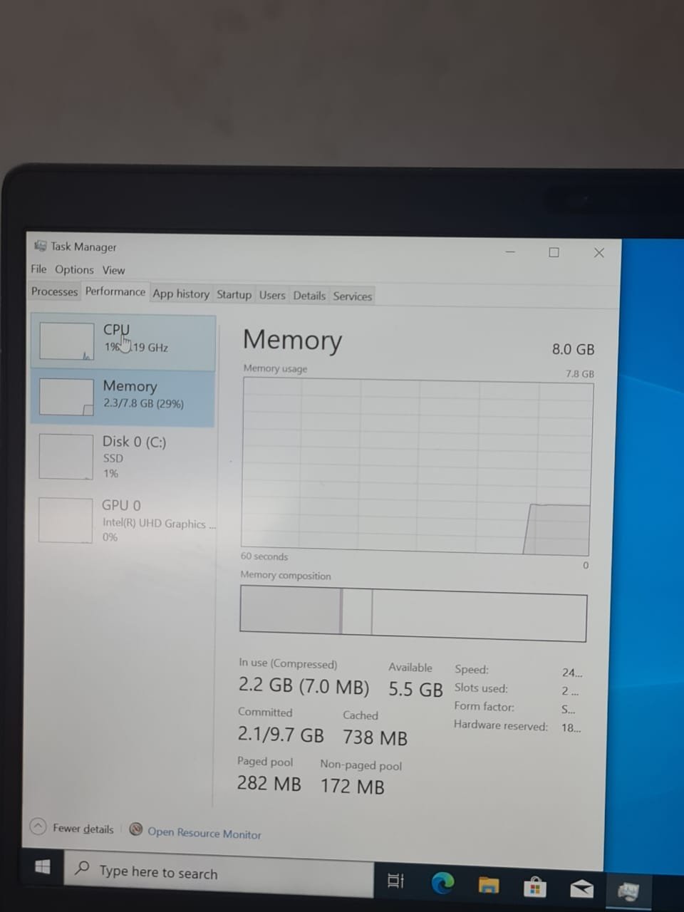 Dell Latitude 5400 Intel Core I5-8365U 8GB Ram 256GB SSD Intel UHD Graphics 620 14″ Inch FHD (للتجار)