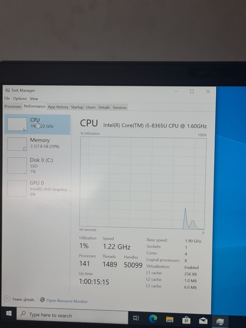 Dell Latitude 5400 Intel Core I5-8365U 8GB Ram 256GB SSD Intel UHD Graphics 620 14″ Inch FHD (للتجار)