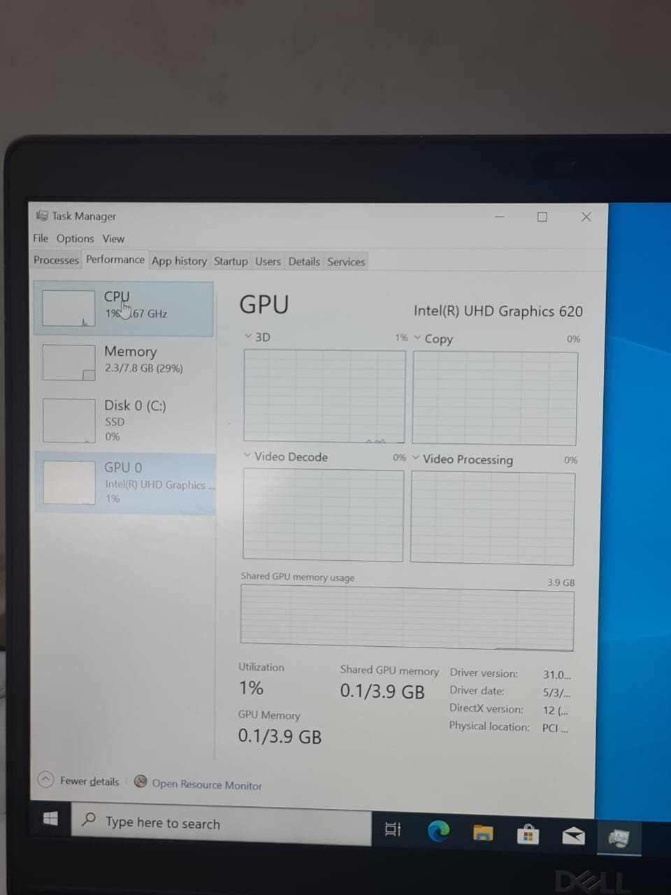 Dell Latitude 5400 Intel Core I5-8365U 8GB Ram 256GB SSD Intel UHD Graphics 620 14″ Inch FHD (للتجار)