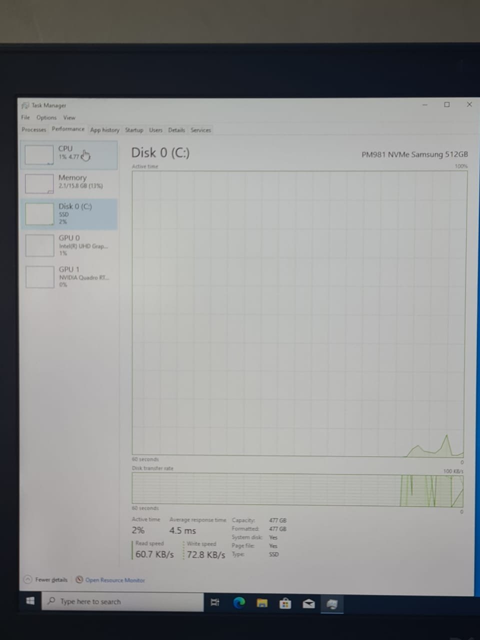 Dell Precision 7740 Intel Core I9-9880H Ram 16GB DDR4 512GB SSD NVIDIA Quadro RTX3000 6GB 17.3″ FHD