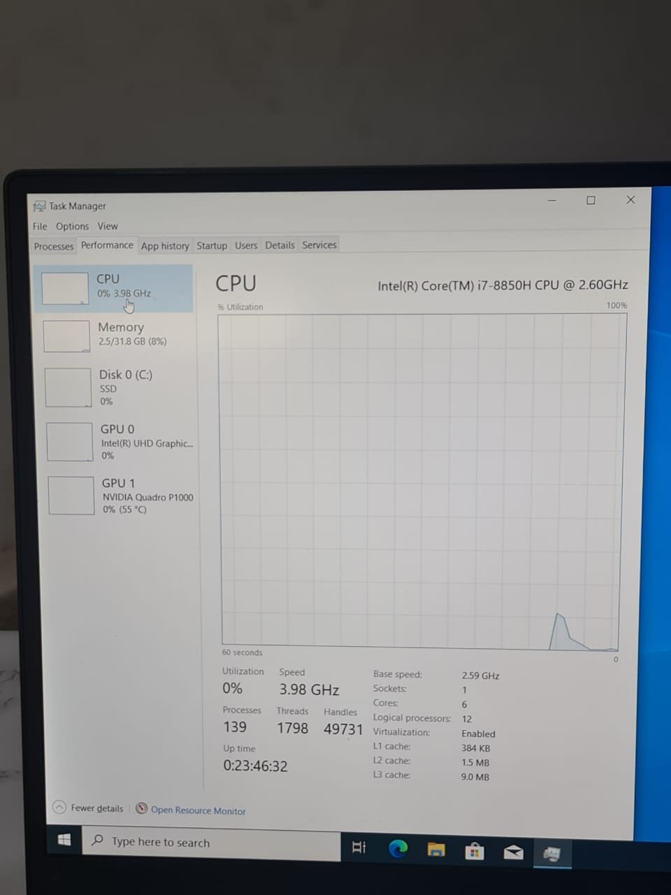 Dell Precision 5530 CORE I7 8850H الوحش الناعم وصل بإمكاناته الخارقة (انطلق الي الجيل الثامن) بشاشة FHD فريمليس - 3