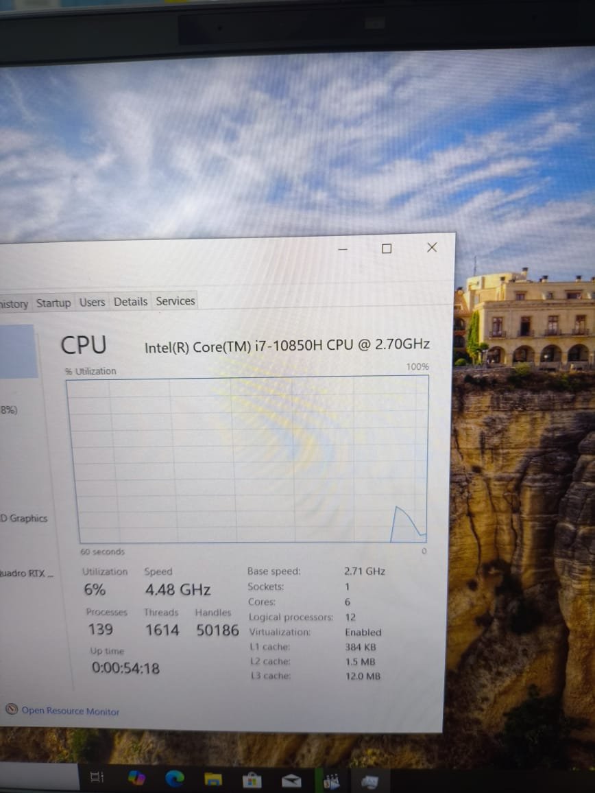 لابتوب hp zbook fury 15 g7 – معالج i7-10850h – كارت شاشة 6 جيجا Nvidia RTX 3000