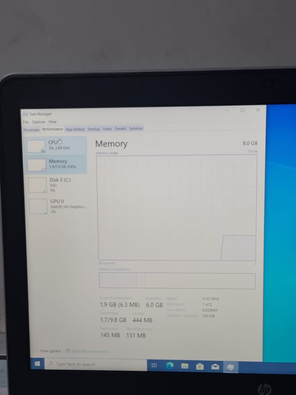 جيل سادس HP ELITEBOOK 850 G3 بحالة الزيرو وبشاشة 15.6 (هارد 128 + هارد 500 جيجا) رام 8 جيجا DDR4 - 7