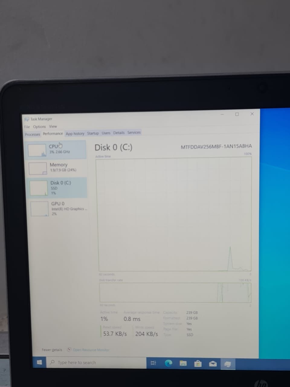 جيل سادس HP ELITEBOOK 850 G3 بحالة الزيرو وبشاشة 15.6 (هارد 128 + هارد 500 جيجا) رام 8 جيجا DDR4 - 8